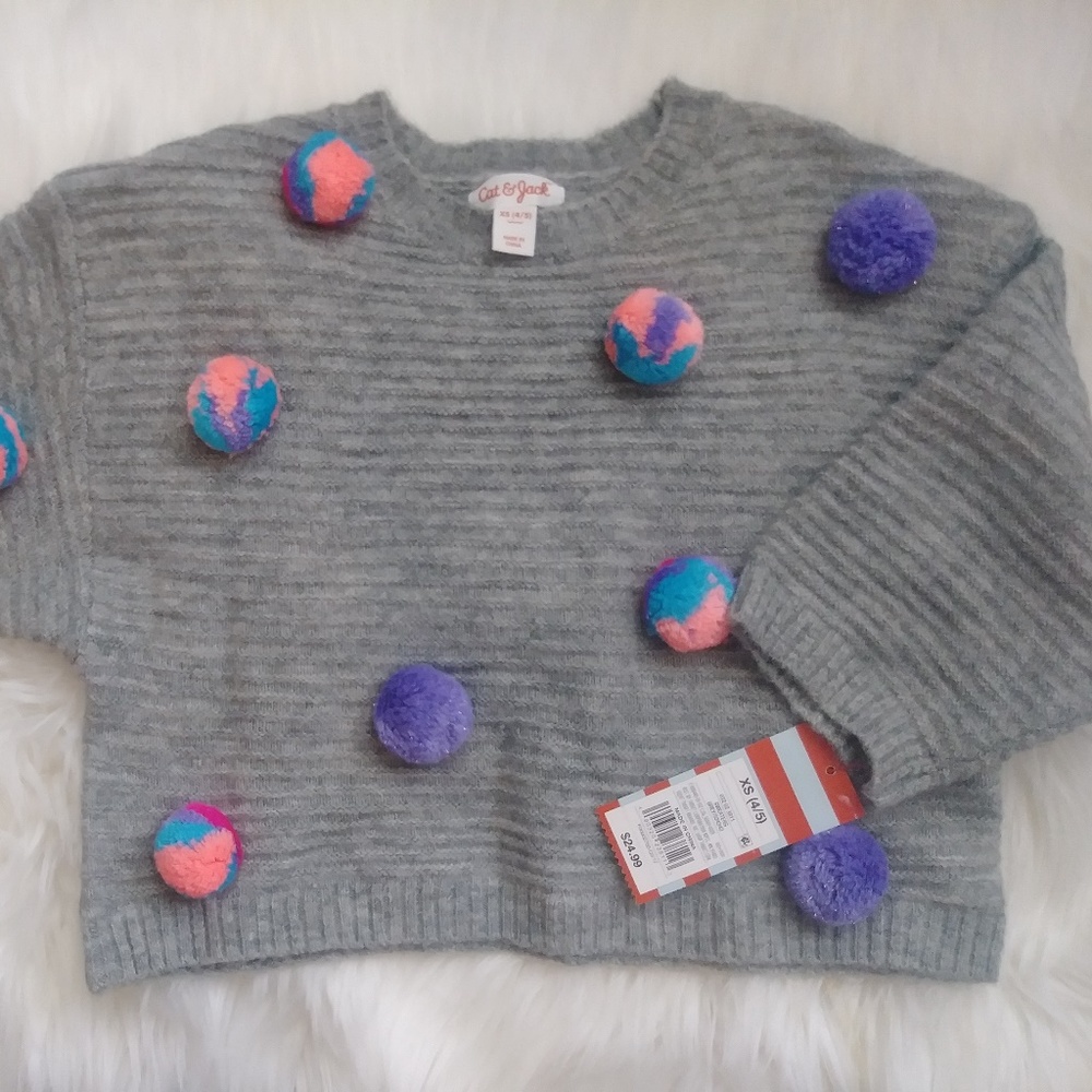 gray sweater cat &jack brand